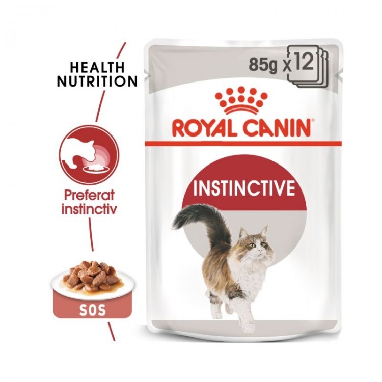 Hrana umeda Royal Canin Instinctive in Gravy Pouch 12x85g